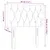 Produktbild 8 för Sänggavel rosa 80x7x78/88 cm sammet