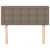 Produktbild 3 för Sänggavel taupe 90x5x78/88 cm tyg