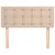 Produktbild 3 för Sänggavel cappuccino 100x5x78/88 cm konstläder