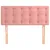 Produktbild 3 för Sänggavel rosa 100 x 5 x 78/88 cm sammet