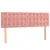 Produktbild 2 för Huvudgavlar 2 st rosa 72x5x78/88 cm sammet
