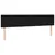 Produktbild 2 för Sänggavel 2 st svart 80x5x78/88 cm tyg