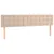 Produktbild 2 för Huvudgavlar 2 st cappuccino 80x5x78/88 cm konstläder