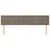 Produktbild 3 för Huvudgavlar 2 st taupe 90x5x78/88 cm tyg