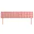 Produktbild 3 för Huvudgavlar 2 st rosa 90x5x78/88 cm sammet