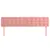 Produktbild 3 för Huvudgavlar 2 st rosa 100x5x78/88 cm sammet