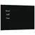Produktbild 2 för Väggmonterad magnettavla svart 30x20 cm härdat glas