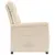 Produktbild 4 för Reclinerfåtölj Beige mikrofibertyg