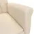 Produktbild 7 för Reclinerfåtölj Beige mikrofibertyg