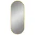 Produktbild 2 för Väggspegel guld 50x20 cm oval