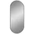 Produktbild 3 för Väggspegel svart 70x30 cm oval