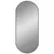 Produktbild 2 för Väggspegel svart 80x35 cm oval
