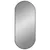 Produktbild 3 för Väggspegel svart 80x35 cm oval
