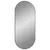 Produktbild 3 för Väggspegel svart 100x45 cm oval