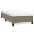 Produktbild 2 för Sängram taupe 90x200 cm tyg