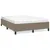 Produktbild 2 för Sängram taupe 140x190 cm tyg