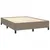 Produktbild 3 för Sängram taupe 140x190 cm tyg