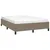Produktbild 4 för Sängram taupe 140x190 cm tyg
