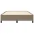 Produktbild 5 för Sängram taupe 140x190 cm tyg