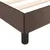 Produktbild 7 för Sängram brun 90x190 cm konstläder