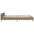 Produktbild 6 för Sängram med huvudgavel taupe 140x190 cm tyg