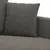 Produktbild 6 för 3-sitssoffa mörkgrå 180 cm sammet