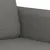 Produktbild 6 för 3-sitssoffa mörkgrå 210 cm tyg