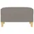 Produktbild 3 för Fotpall Taupe 70x55x41 cm tyg