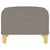 Produktbild 4 för Fotpall Taupe 70x55x41 cm tyg