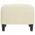 Produktbild 4 för Fotpall gräddvit 60x50x41 cm konstläder