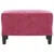 Produktbild 3 för Fotpall vinröd 60x50x41 cm sammet