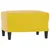 Produktbild 2 för Fotpall gul 60x50x41 cm sammet