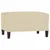 Produktbild 2 för Fotpall gräddvit 70x55x41 cm tyg