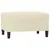 Produktbild 2 för Fotpall gräddvit 70x55x41 cm konstläder