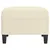Produktbild 4 för Fotpall gräddvit 70x55x41 cm konstläder