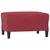 Produktbild 2 för Fotpall vinröd 70x55x41 cm konstläder