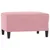 Produktbild 2 för Fotpall Rosa 70x55x41 cm sammet