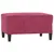 Produktbild 2 för Fotpall vinröd 70x55x41 cm sammet