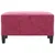 Produktbild 3 för Fotpall vinröd 70x55x41 cm sammet