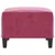 Produktbild 4 för Fotpall vinröd 70x55x41 cm sammet