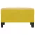 Produktbild 3 för Fotpall Gul 70x55x41 cm sammet