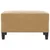 Produktbild 3 för Fotpall brun 70x55x41 cm sammet