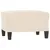 Produktbild 2 för Fotpall Beige 60x50x41 cm mikrofibertyg