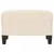 Produktbild 3 för Fotpall Beige 60x50x41 cm mikrofibertyg