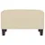 Produktbild 3 för Fotpall gräddvit 70x55x41 cm tyg