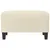 Produktbild 3 för Fotpall gräddvit 70x55x41 cm konstläder