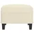 Produktbild 4 för Fotpall gräddvit 70x55x41 cm konstläder