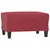 Produktbild 2 för Fotpall vinröd 70x55x41 cm konstläder