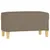 Produktbild 2 för Bänk taupe 70x35x41 cm tyg
