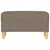 Produktbild 3 för Bänk taupe 70x35x41 cm tyg